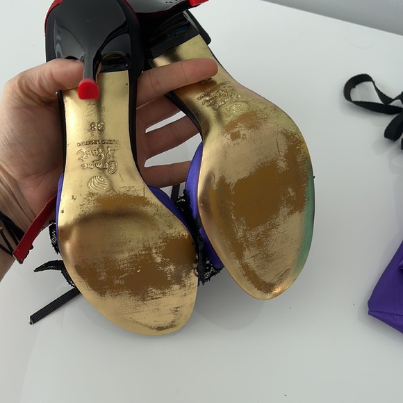 Comme il Faut tango heels, RARE!! ❤️💜 - Picture 3 of 5